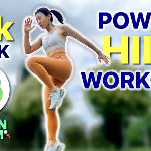 10K Walk With Pikmin Bloom & Power HIIT Workout | Joanna Soh