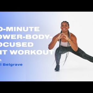 30-Minute Lower-Body-Focused Cardio HIIT Workout With Ariel Belgrave