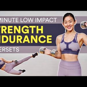 45-Minute Low Impact Strength Endurance Training (Supersets) | Joanna Soh