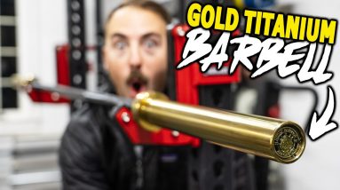 The Scratch-Proof Gold Titanium Barbell - Fringe Sport Midas Revenge Bar Review!