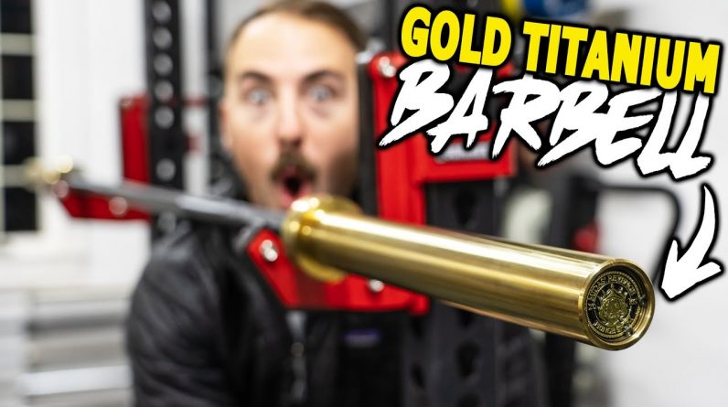 The Scratch-Proof Gold Titanium Barbell - Fringe Sport Midas Revenge Bar Review!