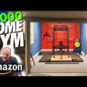 How to BUILD a $1,000 HOME GYM on AMAZON in 2022!