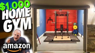 How to BUILD a $1,000 HOME GYM on AMAZON in 2022!