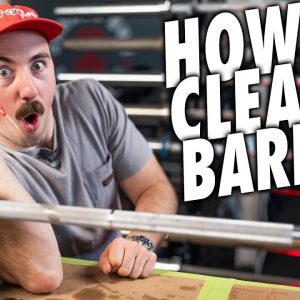 How to Disassemble & Clean an Olympic Barbell!