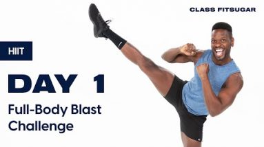 30-Minute Bodyweight HIIT Core Workout With Raneir Pollard  | DAY 1 | POPSUGAR FITNESS