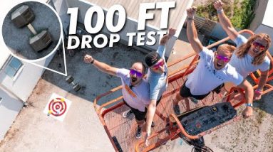 Fitness Equipment 100 FT Drop Test w/ The Buttery Bros!