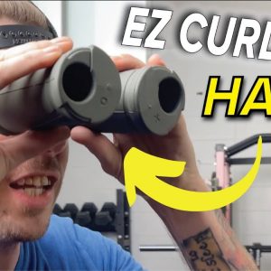 Turn Olympic Barbell Into EZ Curl Bar In Seconds… #shorts