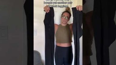 We can't stop buying black leggings | POPSUGAR Fitness | #shorts