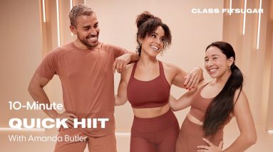 10-Minute HIIT Workout With Amanda Butler | POPSUGAR FITNESS