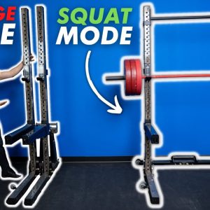 The Overbuilt Stow-Away BridgeBuilt Squat Rack Review!