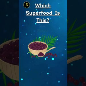 Guess the Superfood Quiz Part 1  #shorts