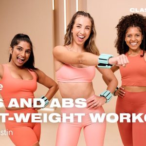 10-Minute Standing Arms and Abs | Chest, Back, and Triceps Sculpting