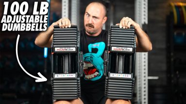 NEW 100 LB PowerBlock Pro EXP Adjustable Dumbbells Review!