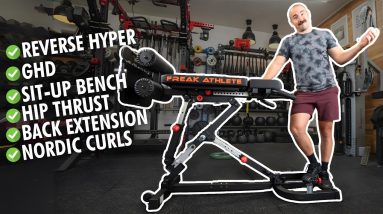 The 6-in-1 Freak Athlete Nordic Hyper Review: Home Gym Swiss Army Knife!