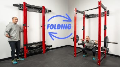 The Most Over-Built Power Rack That…Folds? PRx Folding 4-Post Rack Review!