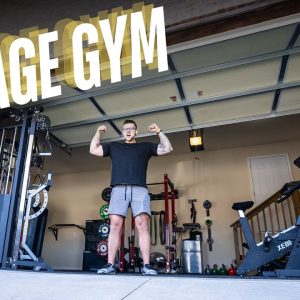 Man Turns ENTIRE 3-Car Garage into Home Gym!