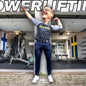 Oscar’s Sweden Powerlifting Home Gym That Builds MASS Muscle!