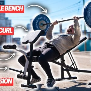 The 4-in-1 Ultra-Budget Adjustable Bench Press Rack…A Review!