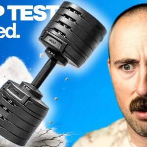 The 100-LB NÜOBELL S5100 Adjustable Dumbbells Review (DROP TEST INCLUDED!)